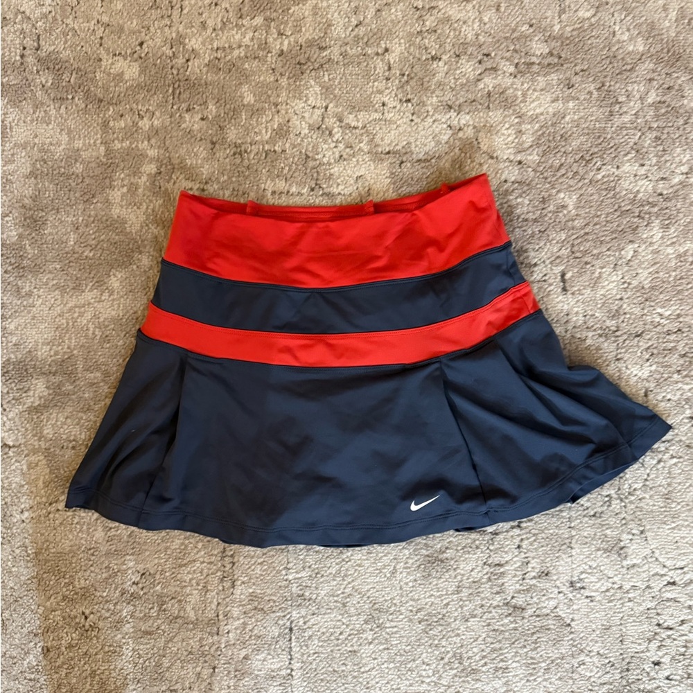 Nike Athletic Skirt in Red and grey